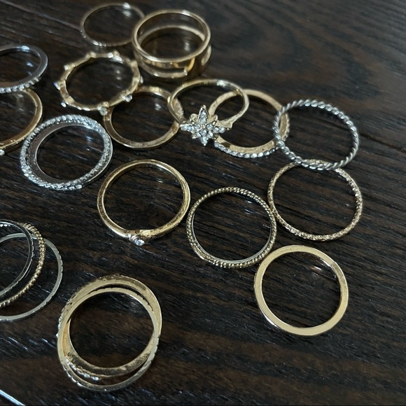 3/$25 Gold and Silver Assorted Ring Bundle - Picture 2 of 3